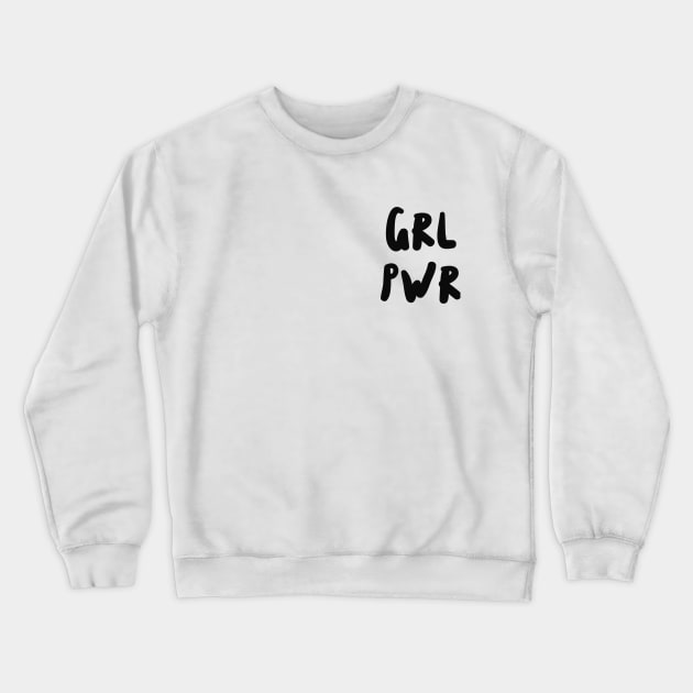 GRL PWR Pocket Crewneck Sweatshirt by RobinBobbinStore